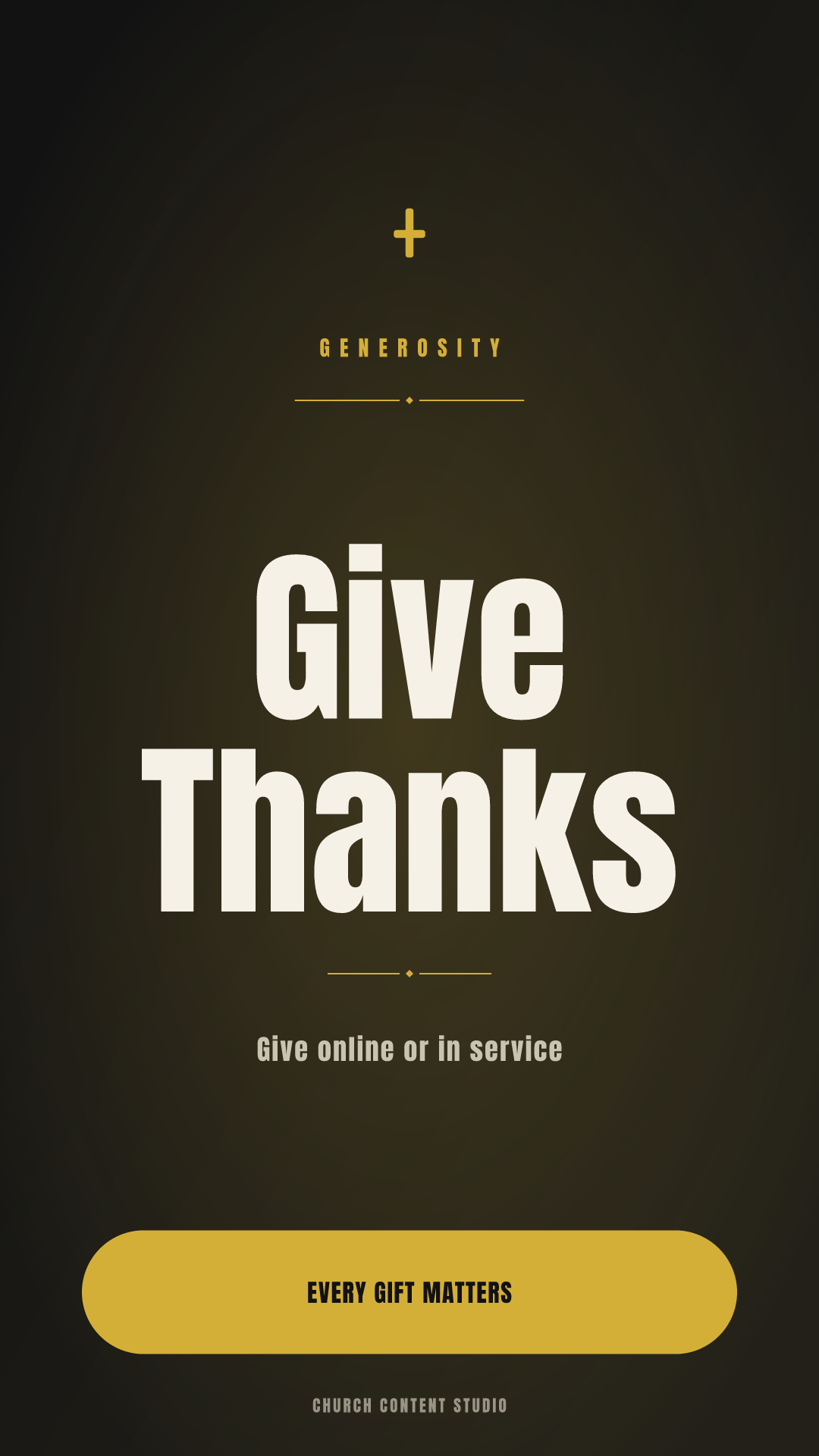 Giving / Offering Story